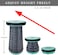Generic Folding Stool For Camping - Portable Retractable Telescoping Stool For Outdoor Picnic Finishing Hiking Bbq