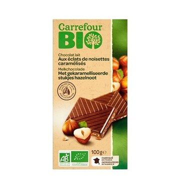 Carrefour Milk Chocolate With Hazeln 3X10