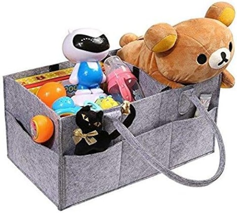 Baby Diaper Caddy Organizer Portable Large Tote Car Travel Bag
