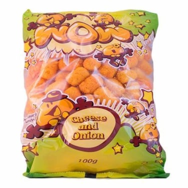 Wow Cheese&amp;Onion Snacks 100G