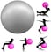 ULTIMAX Yoga Ball, Exercise Ball for Fitness-85CM(Grey)