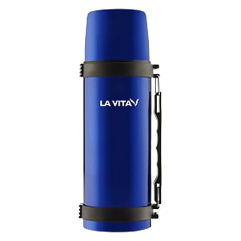 La Vita Stainless Steel Thermal Flask - 0.5 Liter - Blue