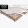 Comfy Portable White Knitted  180x90x7cm Medicated Folding Mattress with Black Border