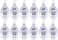 Cosmo Instant Hand Sanitizer Antiseptic/Disinfectant Gel - 500ml, Pack Of 12
