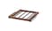 Pull-out trouser hanger, brown stained ash effect, 50x58 cm