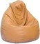 Luxe Decora PVC Bean Bag With Filling 90x80x80cm (Beige)