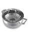 Lamart Foldable Stainless Steel Steamer Collapsible Size 23cm, Silver
