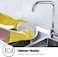 ZALCOON Household Rubber cleaning gloves yellow Medium for Household,Reuseable dishwashing gloves for Kitchen.