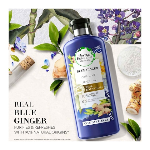 Herbal Essences Bio Renew Purify Micellar Water &amp; Blue Ginger Conditioner - 400 ml