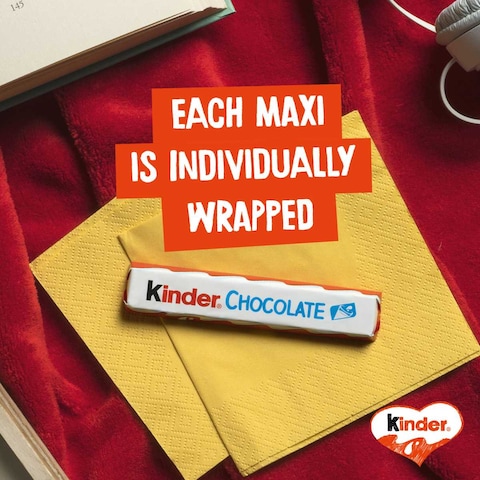 Kinder Maxi Chocolate Bar, Multi Pack, 11 Bars, 231g