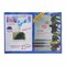 Adhesive Book Cover - 27&times;37 Cm - 10 Pieces - Blue