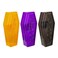 Halloween Candy Coffin 19.5x5cm Pack of 3