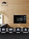 MILLEN Microwave Oven, 20L, 3 Y Warranty, Glass Finish, Touchscreen &amp; Knob Controls, 800W Microwave Power, 1000W Grill Power, 8 Automatic Programs, MBW 381 BL