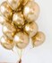 Erweicet 12Inch Chrome Metallic Gold Balloons For Party 50 Pcs Thick Latex Balloons For Party Decorations (Gold)