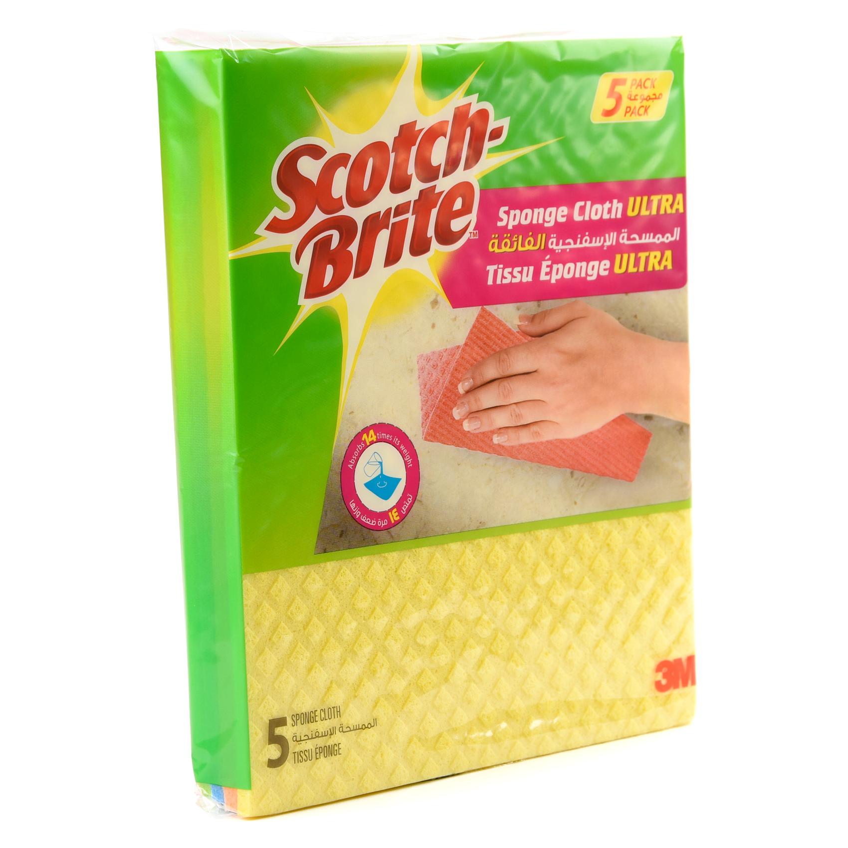 Scotch-Brite Multi-Purpose Sponge Cloth Ultra 5 PCS