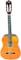38 inch Mike Music Classical Guitar, Black - 38C With Bag,Strings, Capo (38 inch, Brown)