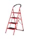Almufarrej 4-Step Ladder, Red, 130cm