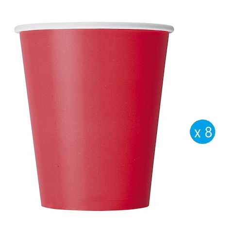 Tiba Paper Cups with Lids - 9OZ - 50 Cups