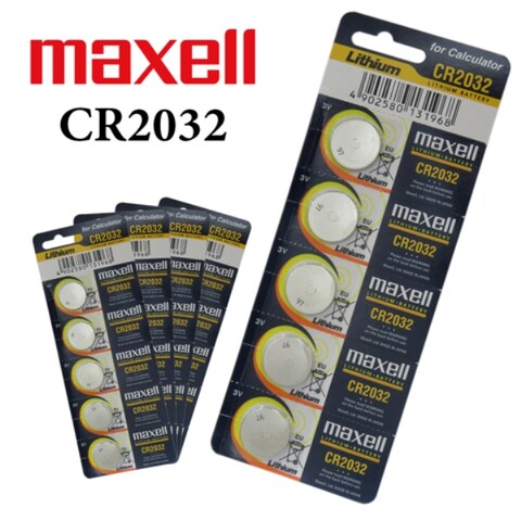 Maxell CR2032 Lithium 3V Japan Batteries &ndash; 25 Pieces
