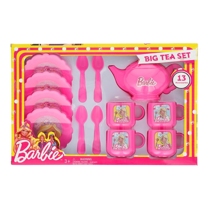 Just Play Barbie Big Tea set 3+ Ages 13 pcs