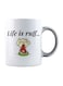 muGGyz Quote Printed Ceramic Coffee Mug White 11Ounce