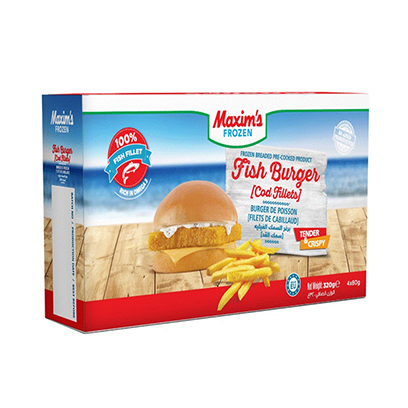 Maxims Fish Burger 320GR