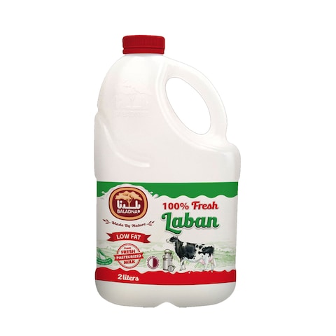 Baladna Fresh Laban Low Fat 2L