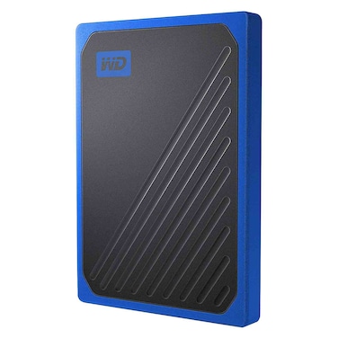WD My Passport Go Portable External Hard Disk Drive 500GB Black Cobalt