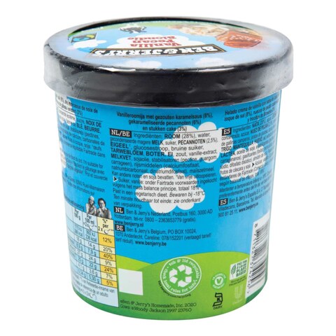 Ben &amp; Jerrys Vanilla Pecan Blondie 465Ml