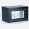 Rubik Safe Box With Key And Pin Code Keypad Lock For Money Cash Jewelry Passports Home Office Security RB20HASH (31x20x20cm) Black