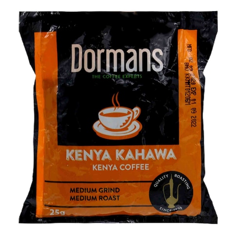 Dormans Kenya Kahawa Medium Roast Medium Grind Coffee 25g