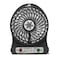 Generic-LED Light Fan Electric Air Cooler Mini Desk USB Fan Fashion Hobbies Desk Personal Fan 3 Speed Mode Flexible Ventilator Bed Office Portable Rotating Mute Stroller Car Laptop Table Home