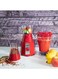 Geepas 3-In-1 Countertop Blender, 1.5L, 400W - Red/Clear (GSB9891)