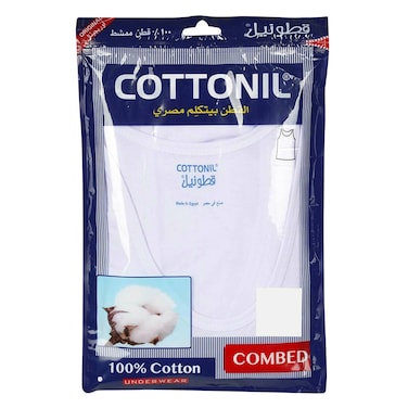 قوطونيل قميص داخلي ابيض مقاس 3XL 