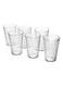 طقم أكواب فارداجن مصنوعة من الزجاج، مكون من 6 قطع شفاف