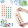 Aiwanto 3Pcs (18 Cubes each tray) Ice Cube Tray Ice Maker  With Lids Ice Cube Holder Freezer Ice Cube Storage Box