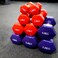 Harley Fitness Vinyl Dumbbells - Color-Coded Hand Weights for Home Workouts - Durable and Comfortable Grip. (8, Kilograms)