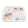 Bouquet Printed Serving Tray With Handle Multicolour 35x23cm
