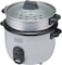 Black + Decker 2-in-1 Non-Stick Rice Cooker with Steamer, 700W, 1.8L, RC1860-B5, 2 Years Warranty