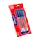 Cello Fine Grip Ballpen 0.7mm 5 PC Pack Blue