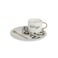 Luxury Restaurant Set Ceramic Cup &amp; Saucer With Spoon