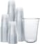 Lavish 8 Oz Disposable Crystal Clear PET Plastic Cups [500 Sets] For Picnic, Travel, And Events
