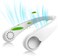 Generic White Portable Bladeless Neck Fan 360 Degrees, Rechargeable Usb, 48 Outlets, Hands Free Hanging Fan, Indoor &amp; Outdoors Sports Gym Running Travel Quite Design, 3 Speed 1800mAh Battery