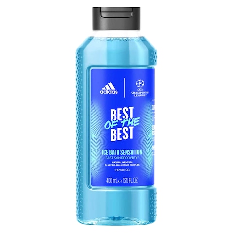 Adidas UEFA Champions League Best Of The Best Ice Bath Sensation Shower Gel Blue 400ml