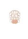 Generic Rotating Coffee Capsule Holder Rose Gold
