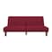 In House Maria 2 In 1 Sofabed Velvet Upholstered - Burgundy