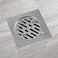 Stainless Steel Floor Drain With Cover   Odour-proof Round Shower Drain for Bathroom (6 x 6 cm)