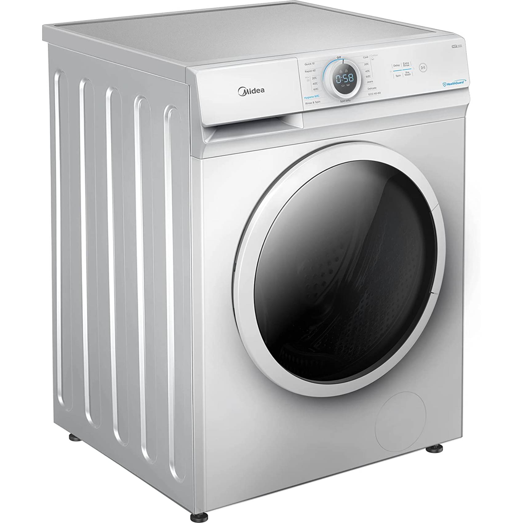 Midea Front Load Washer MF100W60WAE Kg 1000 Rpm White