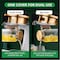 1Chase Heat Resistant Borosilicate Glass Water Pitcher With Bamboo Lid And Stainless Steel Strainer For Tea, Coffee, Juice And For Daily Use,1800 ml (Only Pitcher).