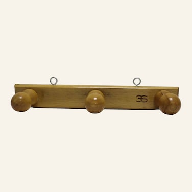 Wooden Wall Hanger - 3 Hook